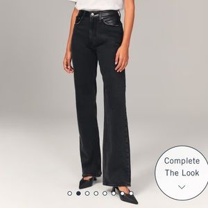 Abercrombie Mixed Fabric Jean